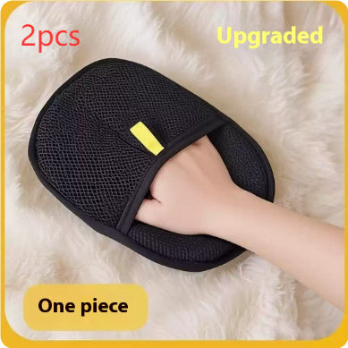 Pet Grooming & Hair Removal Glove – Gentle Deshedding Mitt for Cats & Dogs