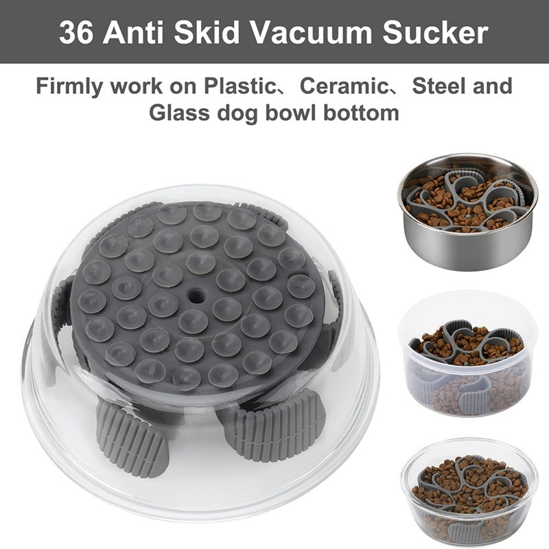 Minimalist Spiral Slow Feeder Bowl for Dogs & Cats – Anti-Choking Design