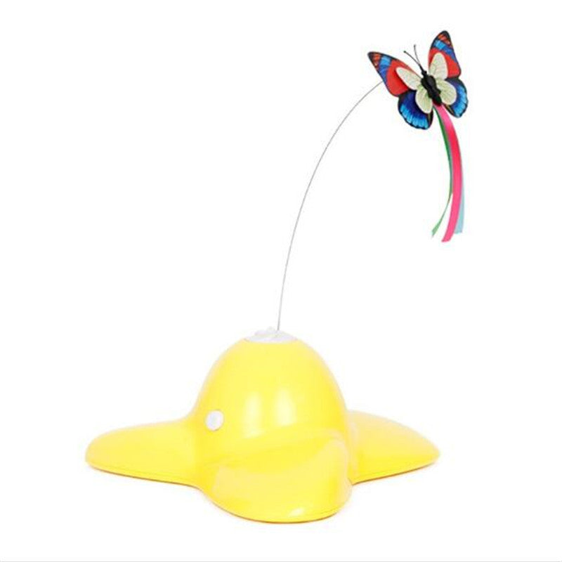 Smart Butterfly Spinner Cat Toy – Interactive Automatic Motion Play