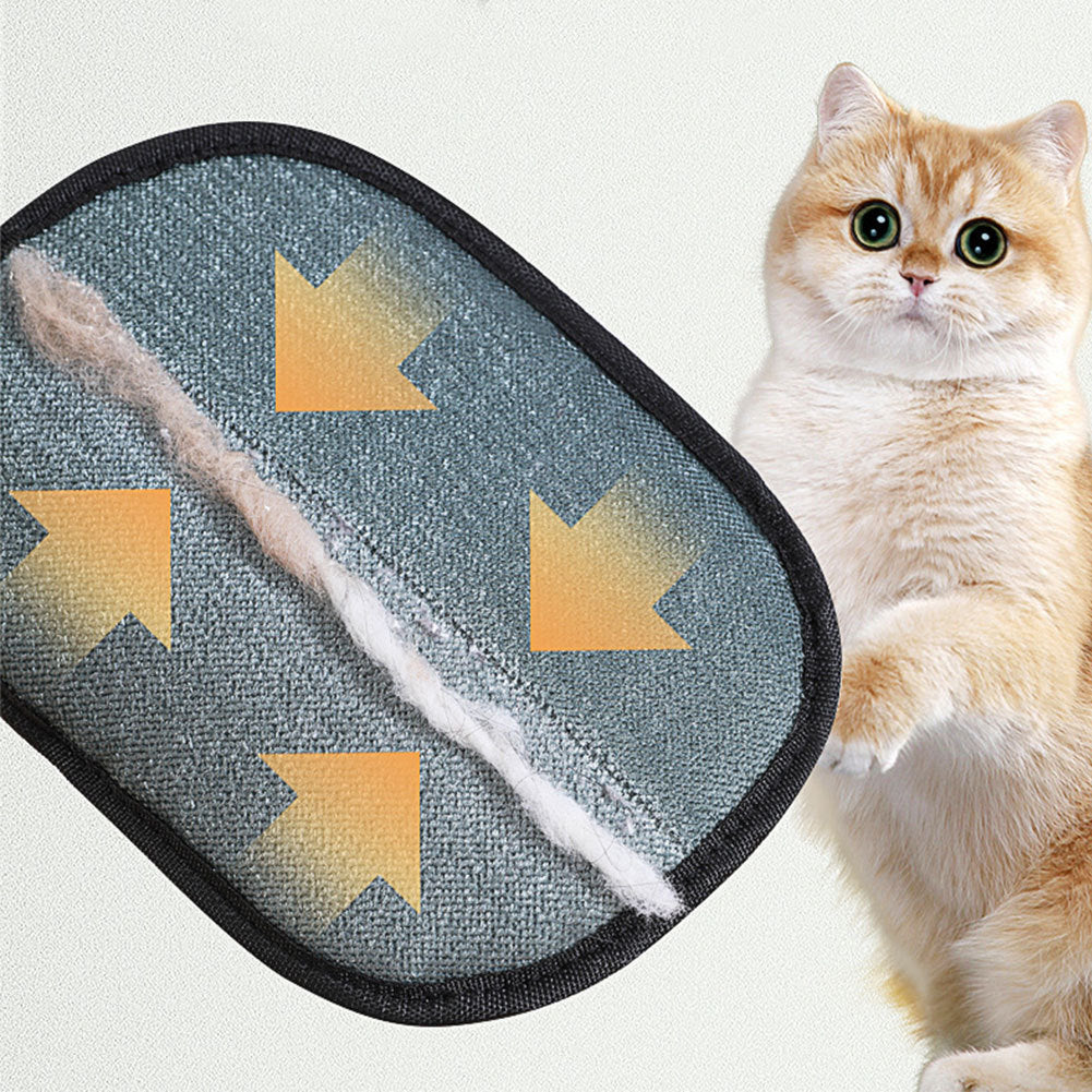 Pet Grooming & Hair Removal Glove – Gentle Deshedding Mitt for Cats & Dogs