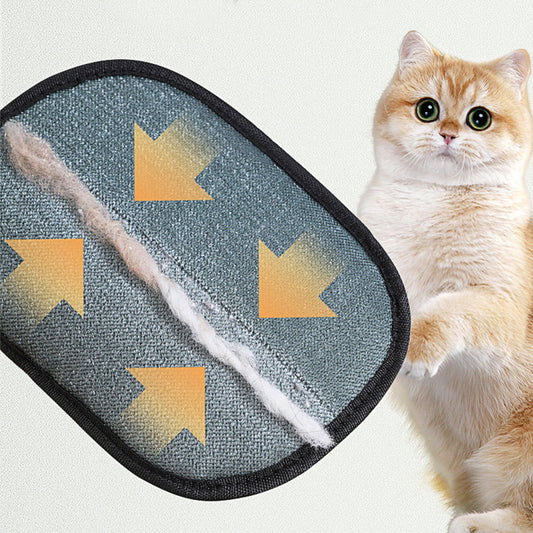Pet Grooming & Hair Removal Glove – Gentle Deshedding Mitt for Cats & Dogs